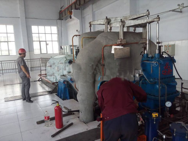 山东某热电厂的汽轮机双通润滑油过滤器应用