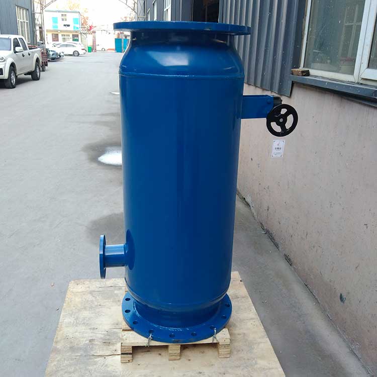 华豫生产供应卧式直通反冲洗过滤器 水过滤装置 碳钢材质