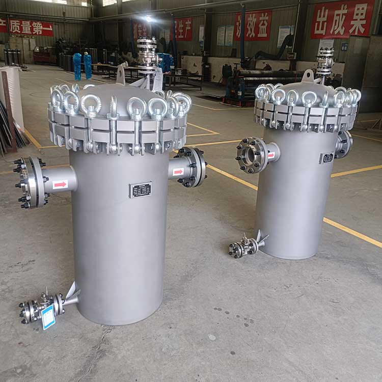 华豫生产供应篮式过滤器 液体过滤 进出口径DN100