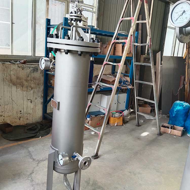 华豫生产供应环碳六过滤器DN25 化工厂用 单袋式