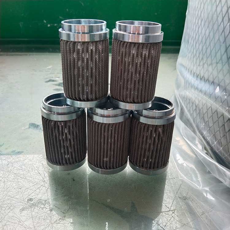 华豫生产供应滤芯φ35×56 不锈钢网 机加工镀锌端盖