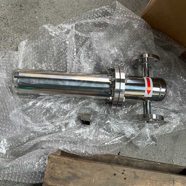 华豫供应DN80-PN16-304管道式过滤器 气液分离