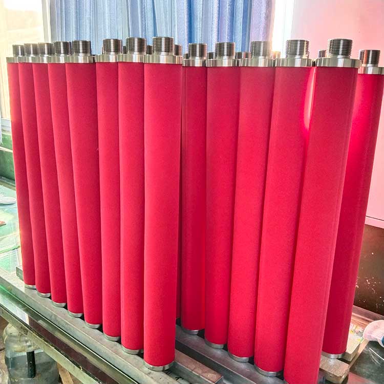 华豫生产供应Φ90×759气体管道除杂精密过滤器滤芯