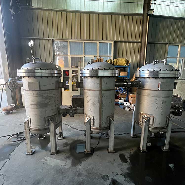 华豫供应管道液体除杂质用多袋式过滤器