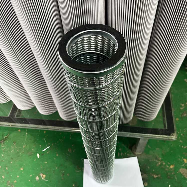 华豫供应114*80*914鱼鳞式不锈钢骨架5μm精度天然气分离滤芯