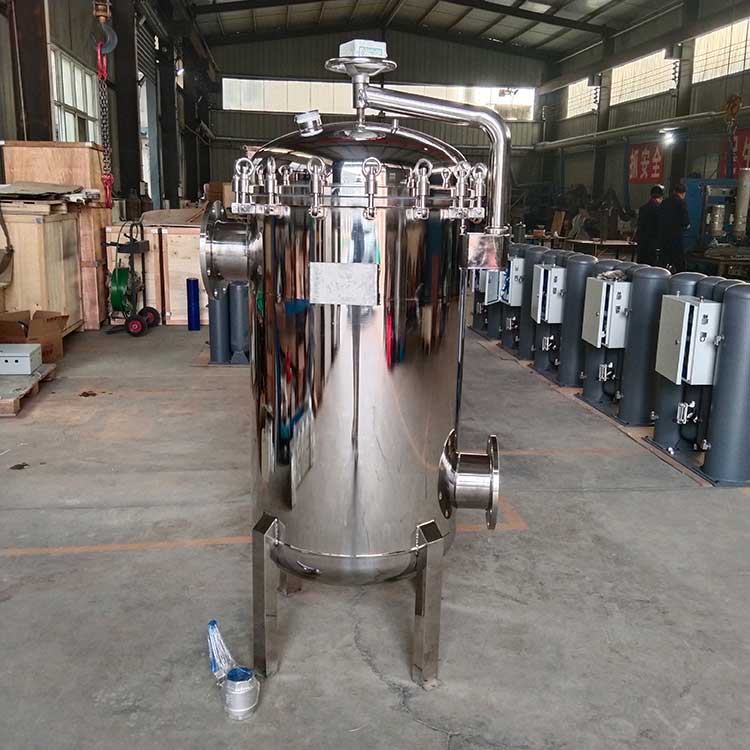 华豫供应多袋式过滤器 不锈钢材质 液体除杂