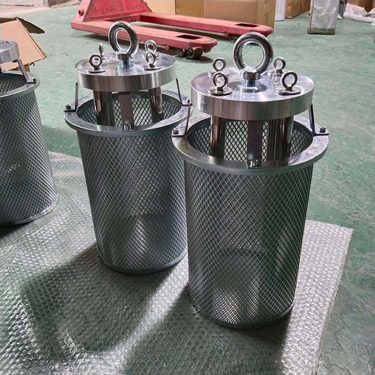 华豫生产供应磁性过滤器用带磁棒滤芯不锈钢网