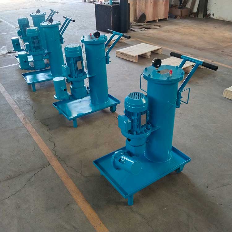 华豫生产供应可移动式油液过滤LUC-40×10滤油机