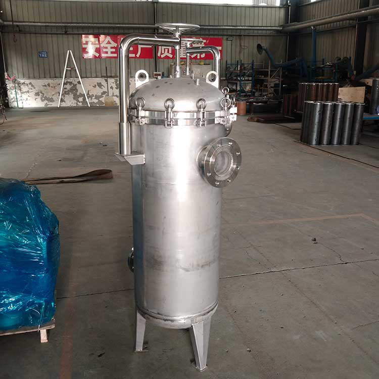 华豫供应三袋Φ450袋式过滤器 壳体材质304