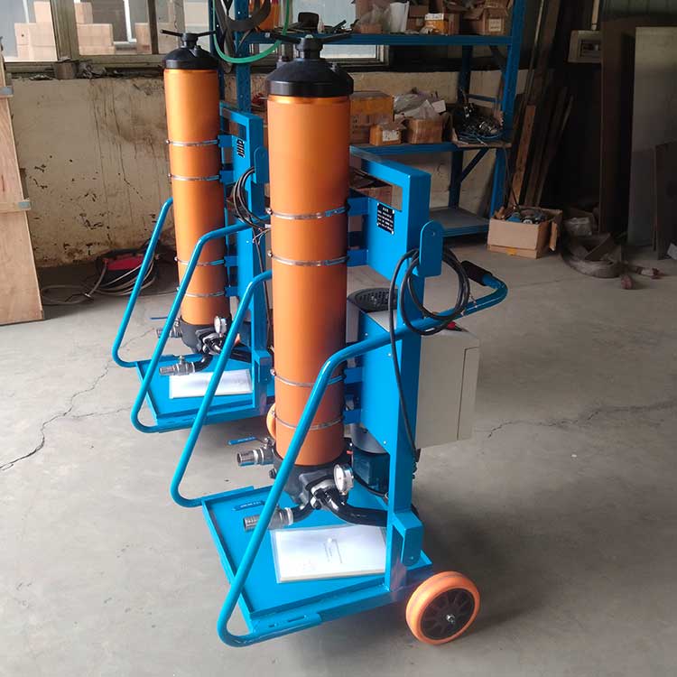 华豫生产供应高精度滤油机单筒可移动式