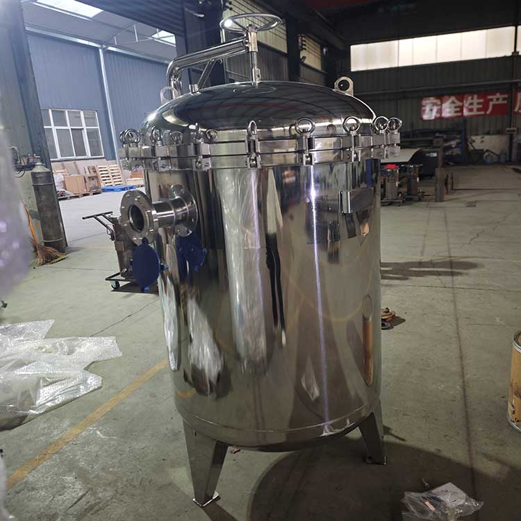 华豫供应304不锈钢材质DN80袋式过滤器0.6MPa
