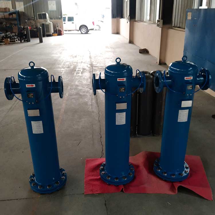 华豫供应压缩空气除杂精密过滤法兰过滤器