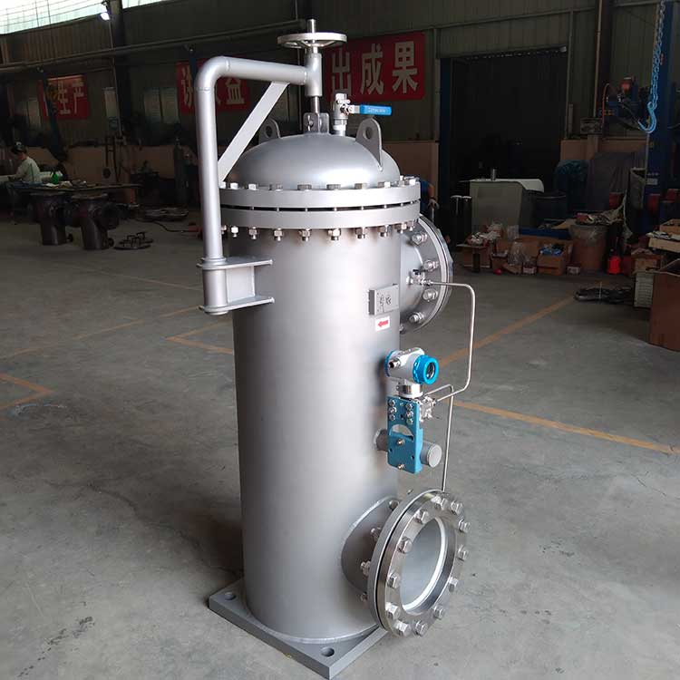华豫供应DN250-PN16过滤器 液体除杂质用 内置4支不锈钢滤网