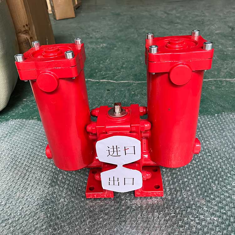 厂家华豫供应双筒过滤器KF-32A*80D/Y油液除杂质