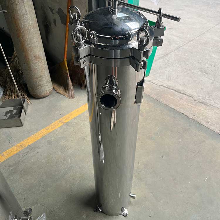 华豫供应进出口径DN50多袋式过滤器 不锈钢材质