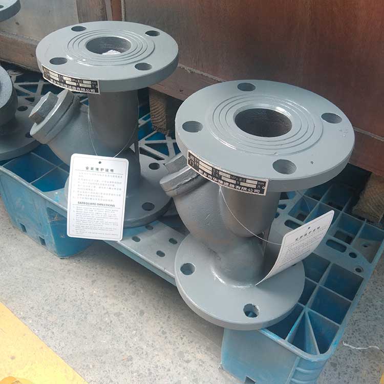 压力管道前置除污设备Y型过滤器 法兰连接华豫供应