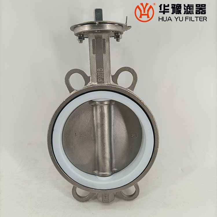 华豫阀门手动法兰蝶阀 D71X-10H
